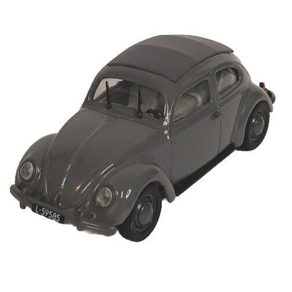 NOREV Volkswagon 1950 Beetle 1200 VW Split Back Diecast Vintage 1:43 Gray